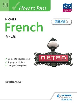 cover image of How to Pass Higher French for CfE